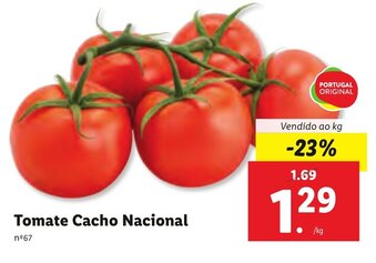 Lidl Tomato Cacho Nacional promoção