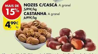 Pingo Doce NOZES C/CASCA A granel promoção