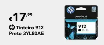 HP Tinteiro 912 Preto 3YL80AE