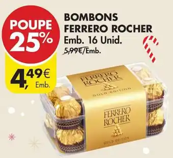 BOMBONS FERRERO ROCHER Emb. 16 unid.