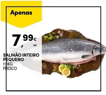 Continente SALMÃO INTEIRO PEQUENO 1-3KG FRESCO promoção
