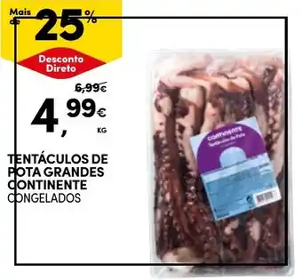 Continente TENTÁCULOS DE POTA GRANDES CONTINENTE CONGELADOS promoção