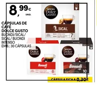 Continente CAPSULAS DE CAFÉ DOLCE GUSTO promoção