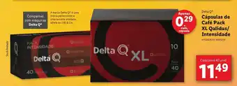 Lidl Delta Cápsulas de Café Pack XL Qalidus / Intensidade promoção