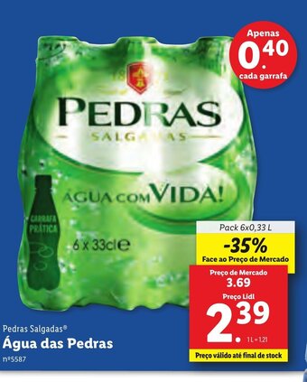 Pedras Salgadas Água das Pedras 6x0,33L