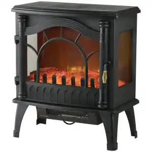 Brico Depôt Chimenea eléctrica abs negro 55x31x58 cm promoção