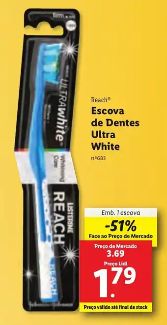 Reach Escova de Dentes Ultra White
