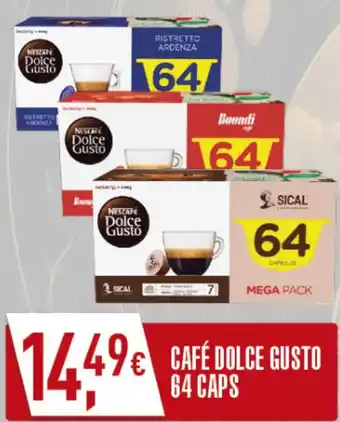 Miranda Supermercados CAFÉ DOLCE GUSTO 64 CAPS promoção