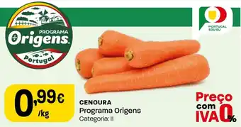 Intermarché CENOURA Programa Origens Categoria: II promoção