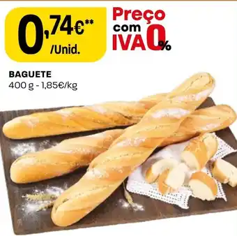 Intermarché BAGUETE 400g promoção