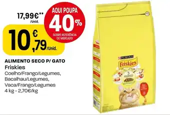 Intermarché ALIMENTO SECO P/ GATO Friskies 4kg promoção