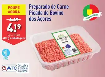 ALDI Preparado de Carne Picada de Bovino dos Açores promoção