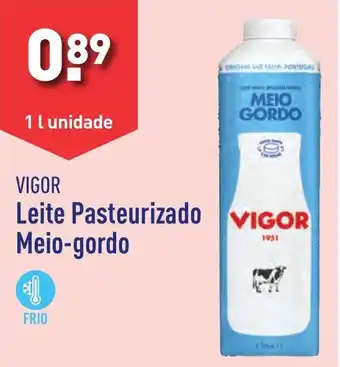 ALDI VIGOR Leite Pasteurizado Meio-gordo promoção