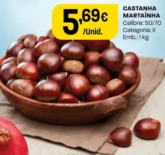 Intermarché CASTANHA MARTAÍNHA Calibre: 50/70 Categoria: II Emb.: 1kg promoção