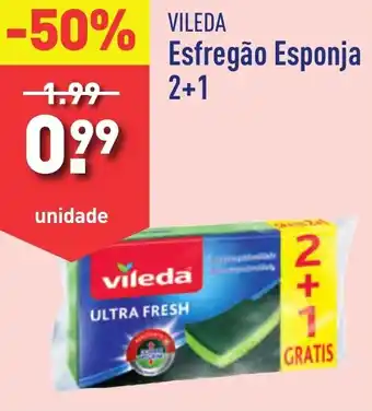 ALDI VILEDA Esfregão Esponja 2+1 promoção