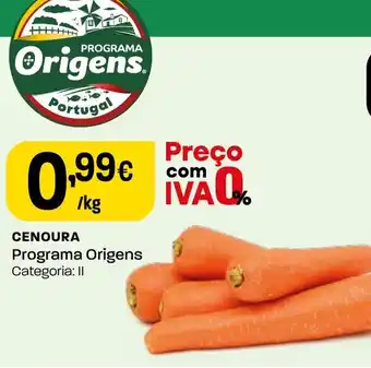 Intermarché CENOURA Programa Origens Categoria: II promoção