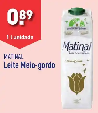 ALDI MATINAL Leite Meio-gordo promoção