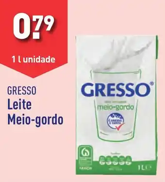 ALDI GRESSO Leite Meio-gordo promoção