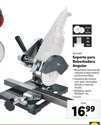 Lidl Parkside Suporte para Rebarbadora Angular promoção