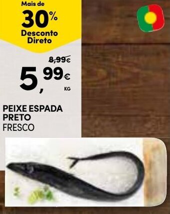 Continente Peixe Espada Preto promoção