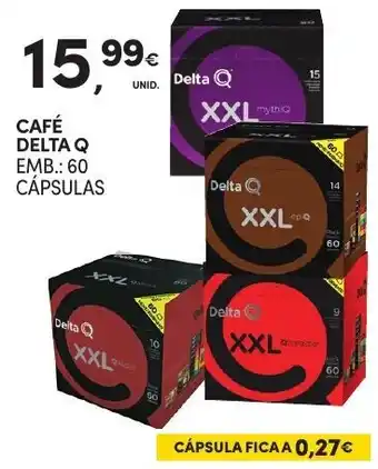 Continente Café Delta Q 60 Cápsulas promoção