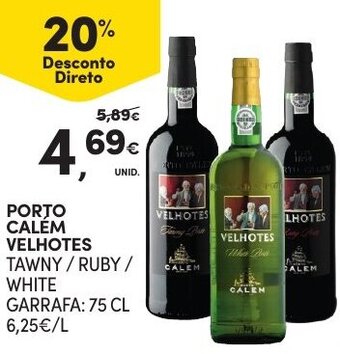 Continente Porto Calem Velhotes 75cl promoção