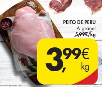Pingo Doce Peito de Peru A Granel promoção