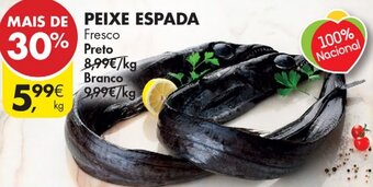 Pingo Doce Peixe Espada Preto promoção