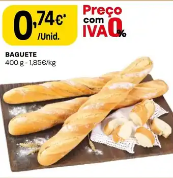 Intermarché BAGUETE 400 g promoção