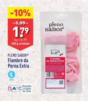 ALDI PLENO SABOR Fiambre da Perna Extra promoção