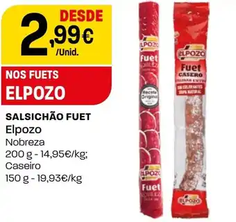 Intermarché SALSICHÃO FUET Elpozo promoção