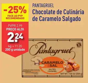 ALDI PANTAGRUEL Chocolate de Culinária de Caramelo Salgado promoção