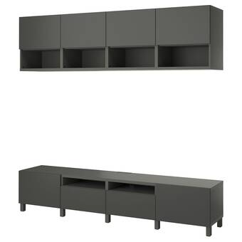 IKEA Bestå combinação móvel tv, 240x42x230 cm promoção