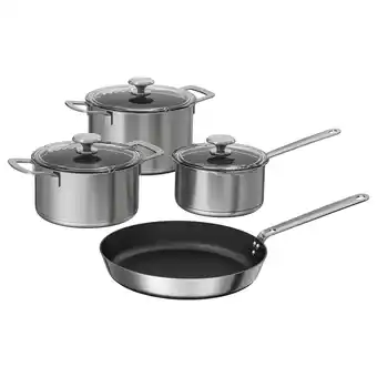 IKEA Hemkomst trem de cozinha 4 peças, aço inoxidável promoção