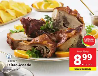 Lidl Caneira Leitão Assado Emb. 550 g promoção