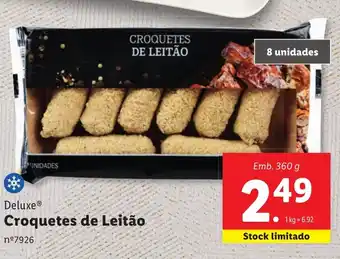 Lidl Deluxe Croquetes de Leitão Emb. 360 g promoção