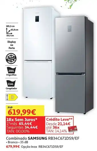Auchan Combinado SAMSUNG promoção