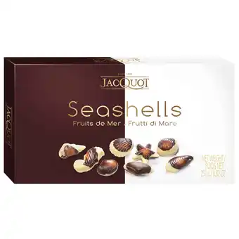 Bombons de chocolate frutos do mar