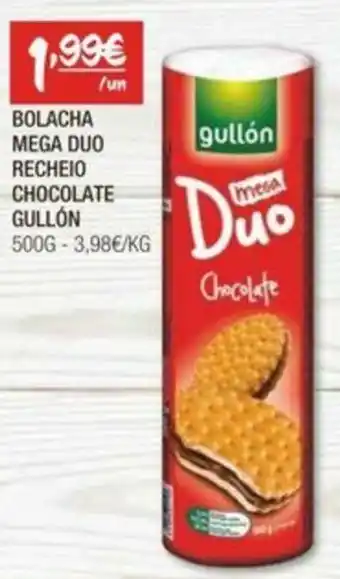 Spar BOLACHA MEGA DUO RECHEIO CHOCOLATE GULLÓN 500G promoção
