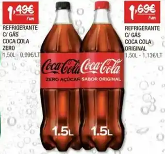 Spar REFRIGERANTE C/ GÁS COCA COLA ZERO 1.5l promoção