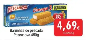 Froiz Barrinhas de pescada Pescanova 450g promoção