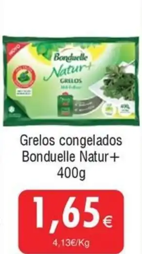Grelos congelados Bonduelle Natur+ 400g