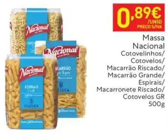 Recheio Massa Nacional 500g promoção