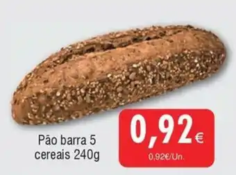 Pão barra 5 cereais 240g