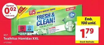 Lidl Toalhitas Húmidas XXL nº121962 promoção