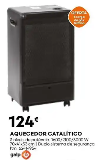 Bricomarché AQUECEDOR CATALÍTICO promoção