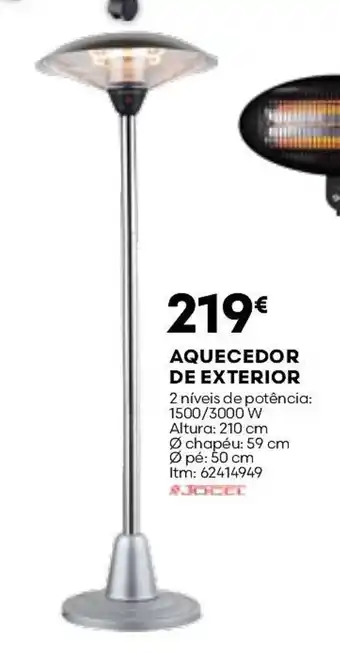 Bricomarché AQUECEDOR DE EXTERIOR promoção