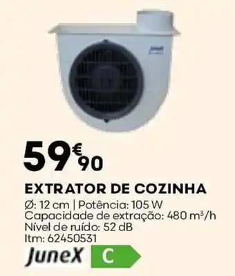 Bricomarché EXTRATOR DE COZINHA promoção