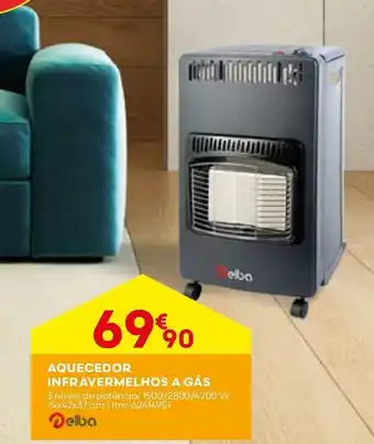 Bricomarché AQUECEDOR INFRAVERMELHOS A GÁS promoção