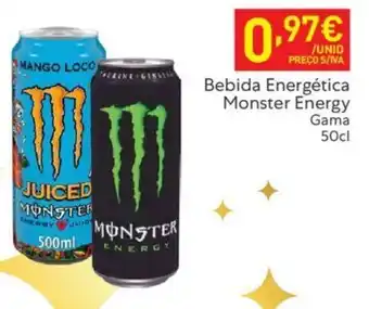 Recheio Bebida Energética Monster Energy Gama 50cl promoção